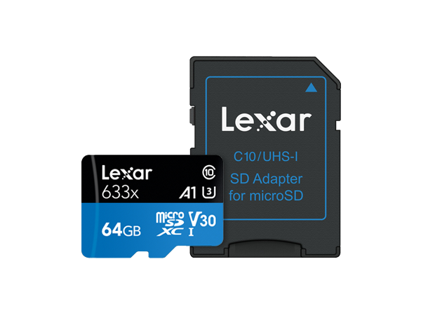 Thẻ nhớ MicroSD Lexar 64GB 633x 95MB/45MB/s | Chính Hãng - Ảnh 2
