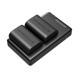 Bộ 2 Pin 1 Sạc Đôi Máy Ảnh Canon LP-E6 hiệu Ravpower| Chính Hãng