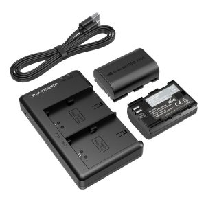 Bộ 2 pin 1 sạc đôi Sony NP-FZ100 dung lượng 2000mAh Ravpower | Chính hãng - Ảnh 3