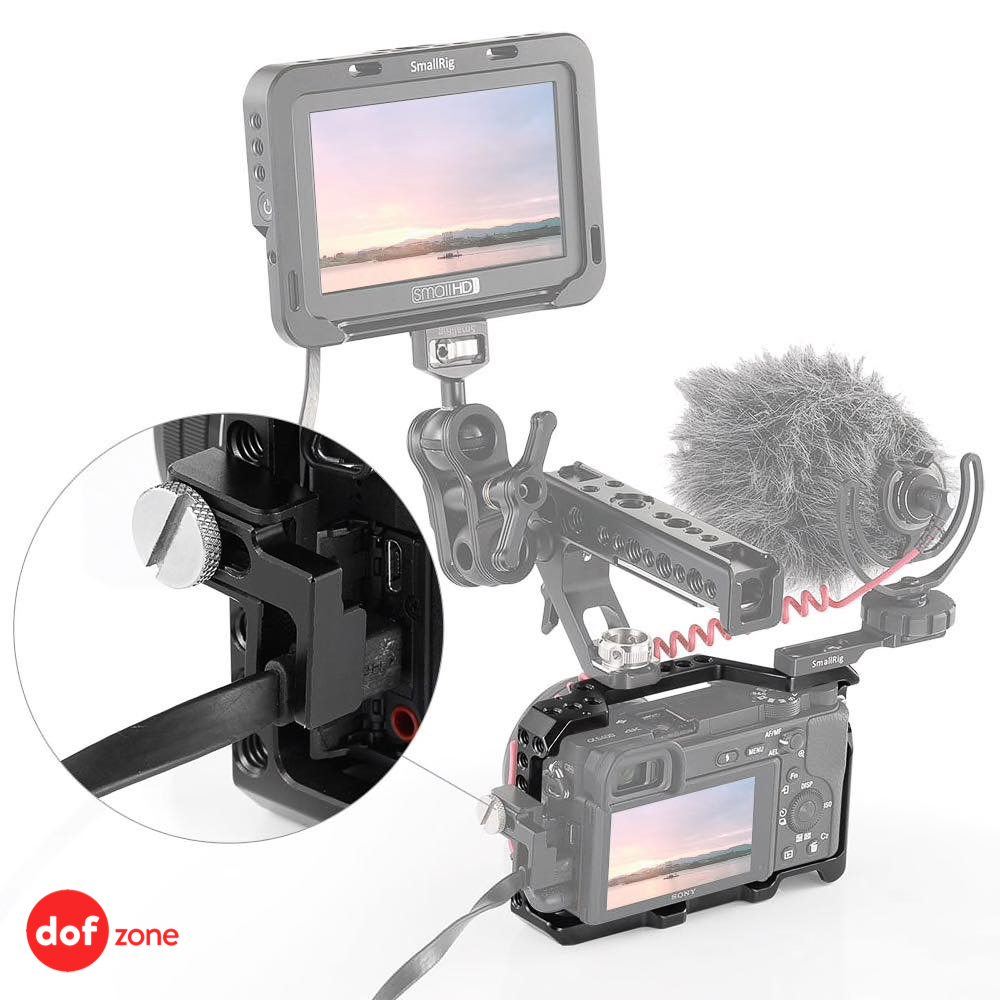 Khung máy ảnh SmallRig Cage for Sony A6100/A6300/A6400/A6500 Camera 2310B - Ảnh 7