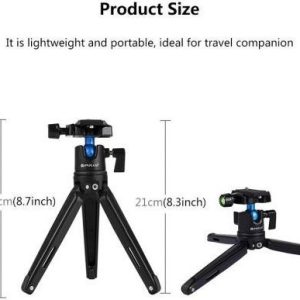 Tripod Mini Puluz Kim Loại Kèm Đầu Ball Tải 3kg | Chính Hãng - Ảnh 4