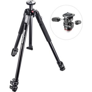 Manfrotto 190 Alu 3-S Kit 3W Head | Chính Hãng