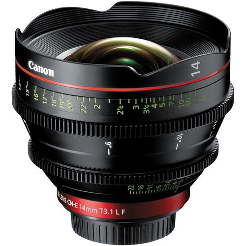 Ống Kính Cine Canon CN-E14mm T3.1 L F (EF) - Chính hãng - Ảnh 2