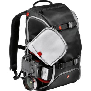 Ba Lô Máy Ảnh Manfrotto Backpack Travel Màu Xanh Lam - Ảnh 3