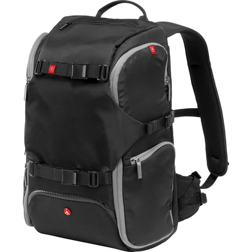 Ba Lô Máy Ảnh Manfrotto Backpack Travel Màu Đen - Ảnh 5