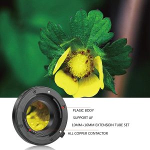 Meike Mk-C-Af3b 10mm And 16mm Extension Tubes For Canon Eos-M - Ảnh 6