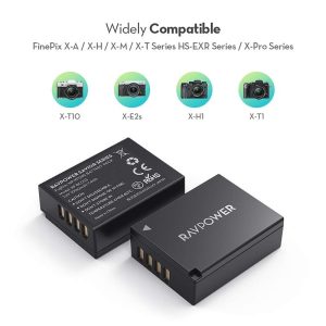 Bộ 2 pin 1 sạc đôi máy ảnh Fujifilm NP-W126S 1200 mAh Ravpower - Ảnh 5