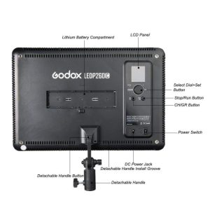 Đèn LED chụp hình Godox - LEDP260C - Ảnh 2