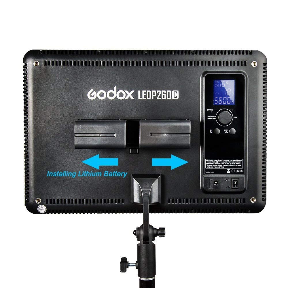 Đèn LED chụp hình Godox - LEDP260C - Ảnh 4