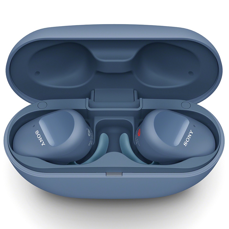 Tai nghe True Wireless Sony WF-SP800N Xanh dương - Chính hãng - Ảnh 7