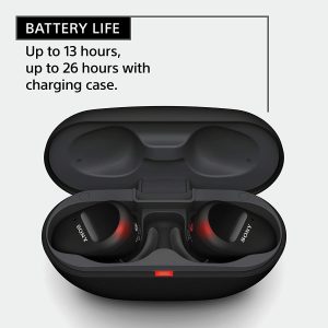 Tai nghe True Wireless Sony WF-SP800N Đen - Chính hãng - Ảnh 4