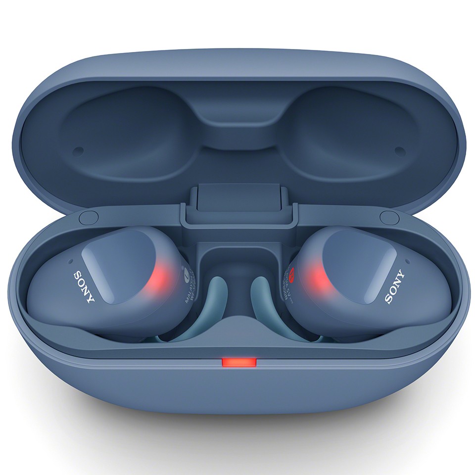 Tai nghe True Wireless Sony WF-SP800N Xanh dương - Chính hãng - Ảnh 8