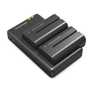 Bộ 2 pin 1 sạc đôi Ravpower RP-BC006 cho Sony NP-F550 - Chính Hãng