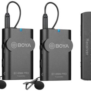 Microphone Boya BY-WM4 Pro K4 cổng kết nối Lightning ( 2 phát + 1 thu )
