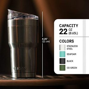 Ly giữ nhiệt Pelican SD22 Traveler (Đen Xanh) - Ảnh 4