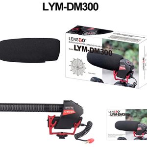 Mic thu âm shotgun LENSGO LYM-DM300 - Chính hãng