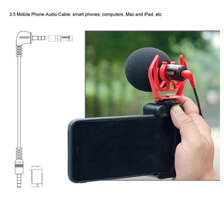 Micro Thu Âm Đa Năng LENSGO LYM-DMM1 - Chính Hãng - Ảnh 2