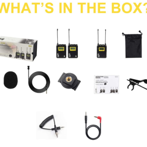 Micro Thu Âm Wireless LENSGO LWM-328C Double (TX+TX+RX) - Chính Hãng - Ảnh 2