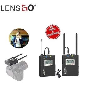 Micro Thu Âm Wireless LENSGO LWM-338C Single (TX+RX) - Chính Hãng