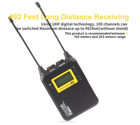 Micro Thu Âm Wireless LENSGO LWM-328C Double (TX+TX+RX) - Chính Hãng - Ảnh 4
