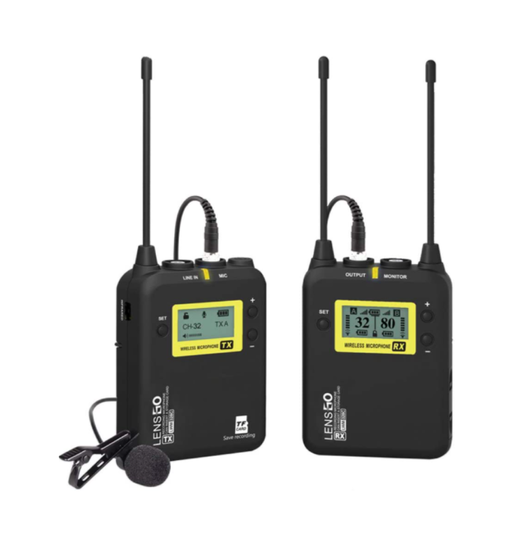 Micro Thu Âm Wireless LENSGO LWM-328C Single (TX+RX) - Chính Hãng