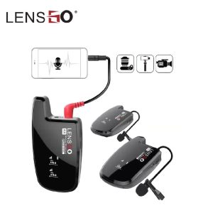 Micro Thu Âm Wireless LENSGO LWM-308C Double (TX+TX+RX) - Chính Hãng