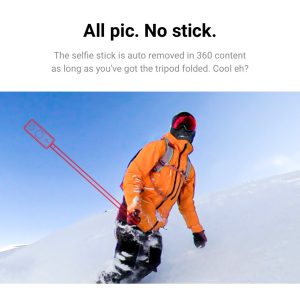 Insta360 Invisible Selfie Stick + Tripod 2-in-1 - Ảnh 3