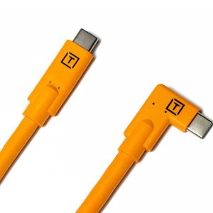 Cáp TetherPro USB C to USB C Right Angle 4.6m