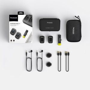 Micro Thu Âm Không Dây Saramonic Blink 500 Pro B6 USB Type C (TX + TX + RX) 2 Phát + 1 Thu - Chính hãng - Ảnh 2