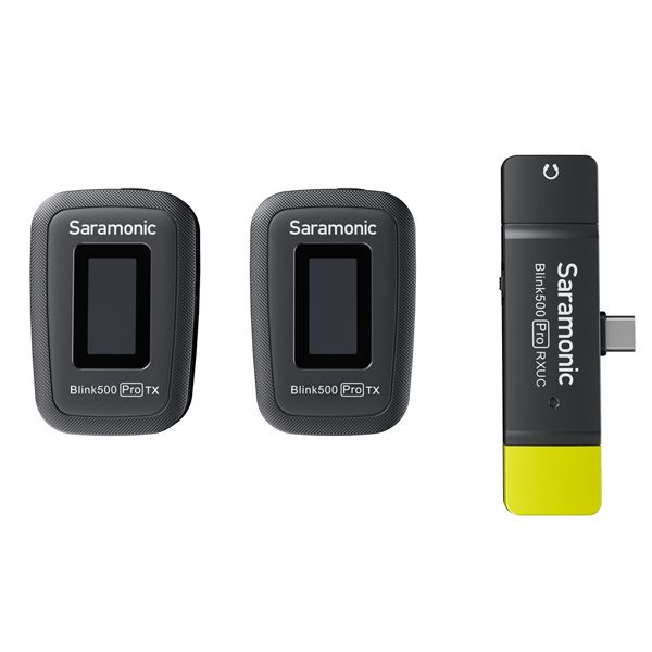 Micro Thu Âm Không Dây Saramonic Blink 500 Pro B6 USB Type C (TX + TX + RX) 2 Phát + 1 Thu - Chính hãng - Ảnh 3