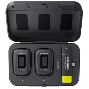 Micro Thu Âm Không Dây Saramonic Blink 500 Pro B6 USB Type C (TX + TX + RX) 2 Phát + 1 Thu - Chính hãng