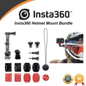 Insta360 Helmet Mount Bundle (X2 X3 X4/ONE R/GO 2/GO 3)
