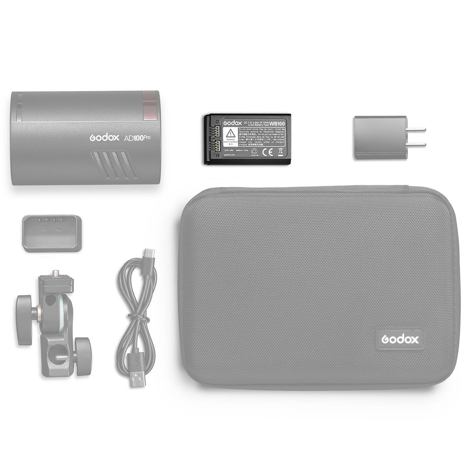 Pin Godox WB100 cho Đèn flash AD100 Pro - Ảnh 2