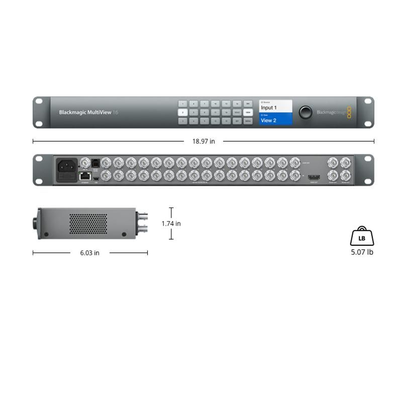 Blackmagic MultiView 16 - Chính Hãng - Ảnh 4