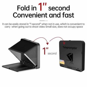 Máy Nhắc Chữ Teleprompter TC7 ( black ) - Chính Hãng
