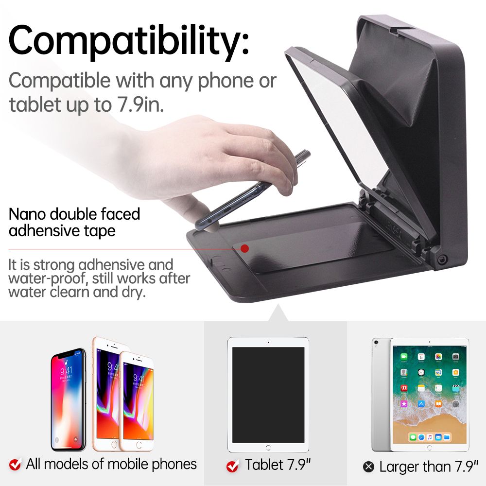 Máy Nhắc Chữ Teleprompter TC7 ( black ) - Chính Hãng - Ảnh 7