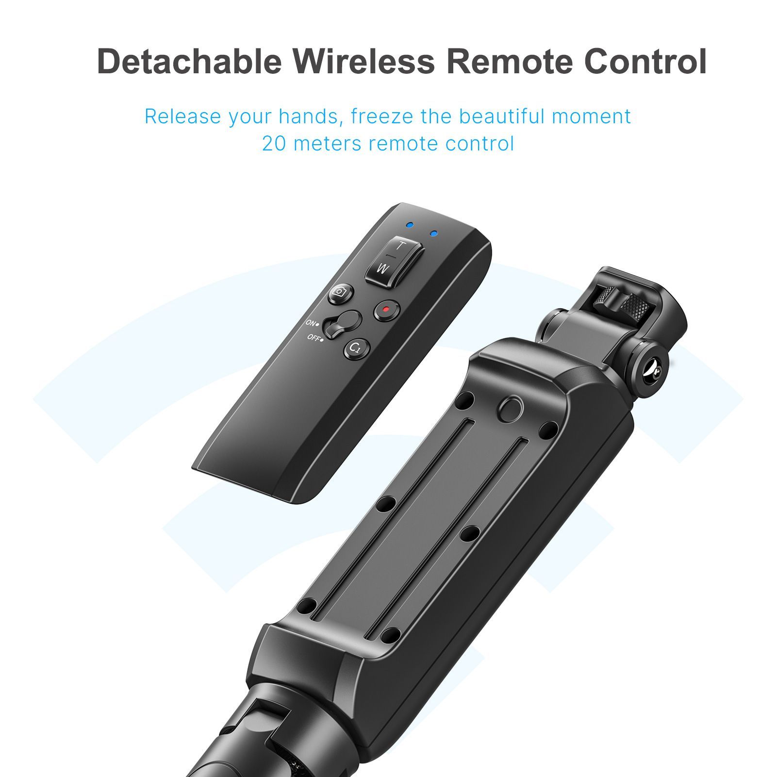 Ulanzi MT-40 Gậy chụp hình 3 In 1 đa năng Selfie Stick/Tripod/Grip tích hợp Remote Wireless - Ảnh 4