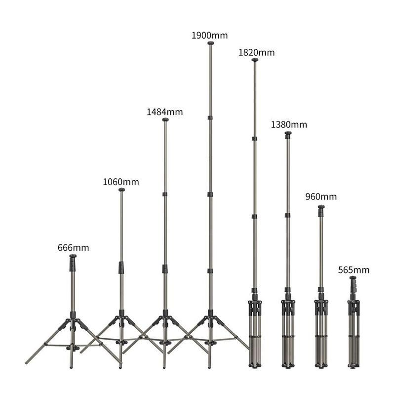 Chân Tripod Ulanzi MT-39 hỗ trợ xoay 360 độ, có thể kéo dài 190cm gắn đèn, camera, điện thoại - Ảnh 3