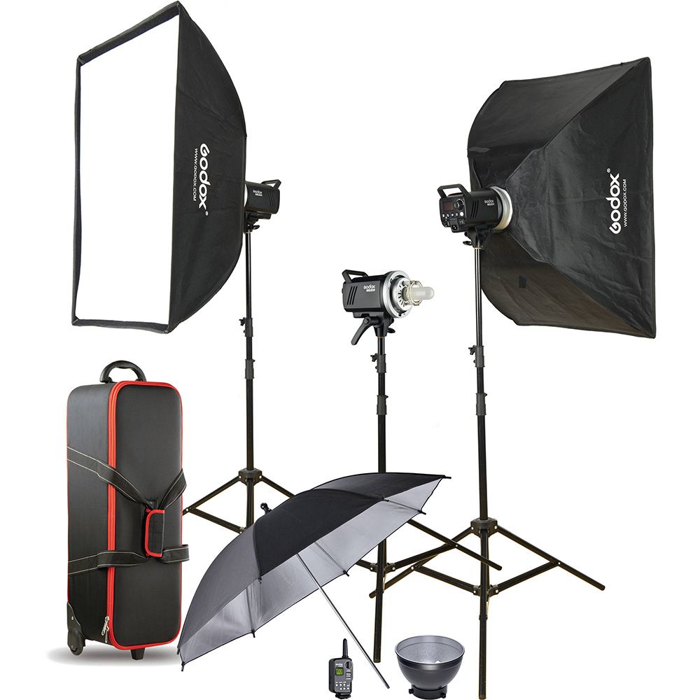 Bộ đèn Godox MS300 Studio Flash Kit (MS300II-D) - Chính hãng