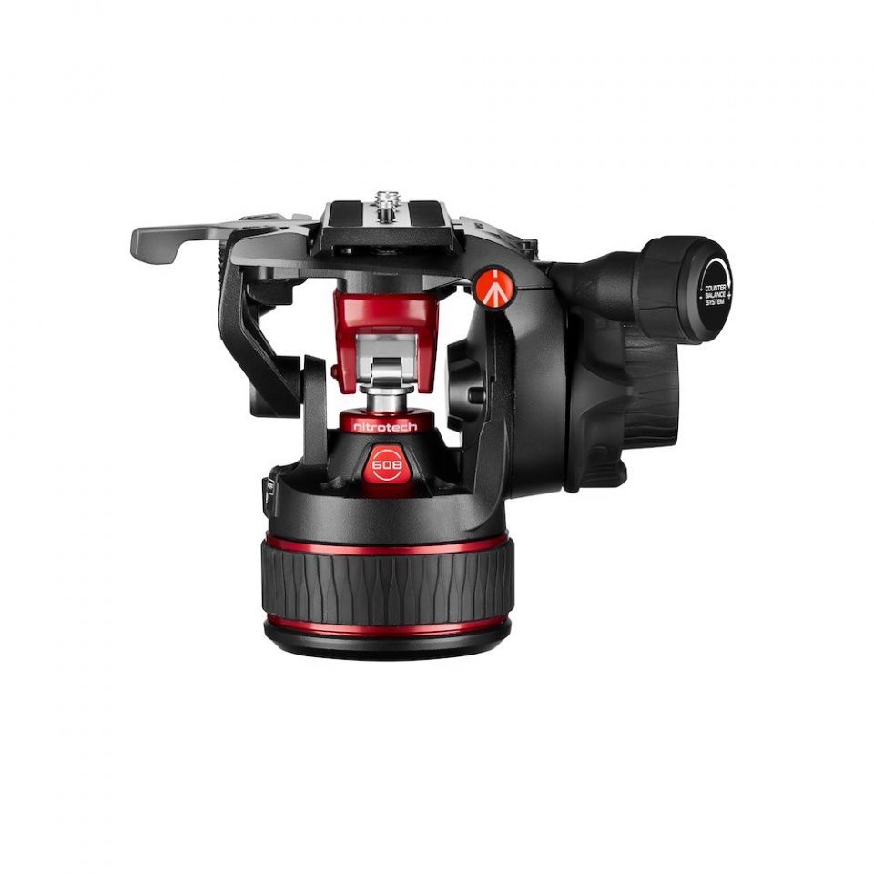 Manfrotto Nitrotech 608 Fluid Video Head With Continuous CBS - MVH608AH | Chính Hãng - Ảnh 3