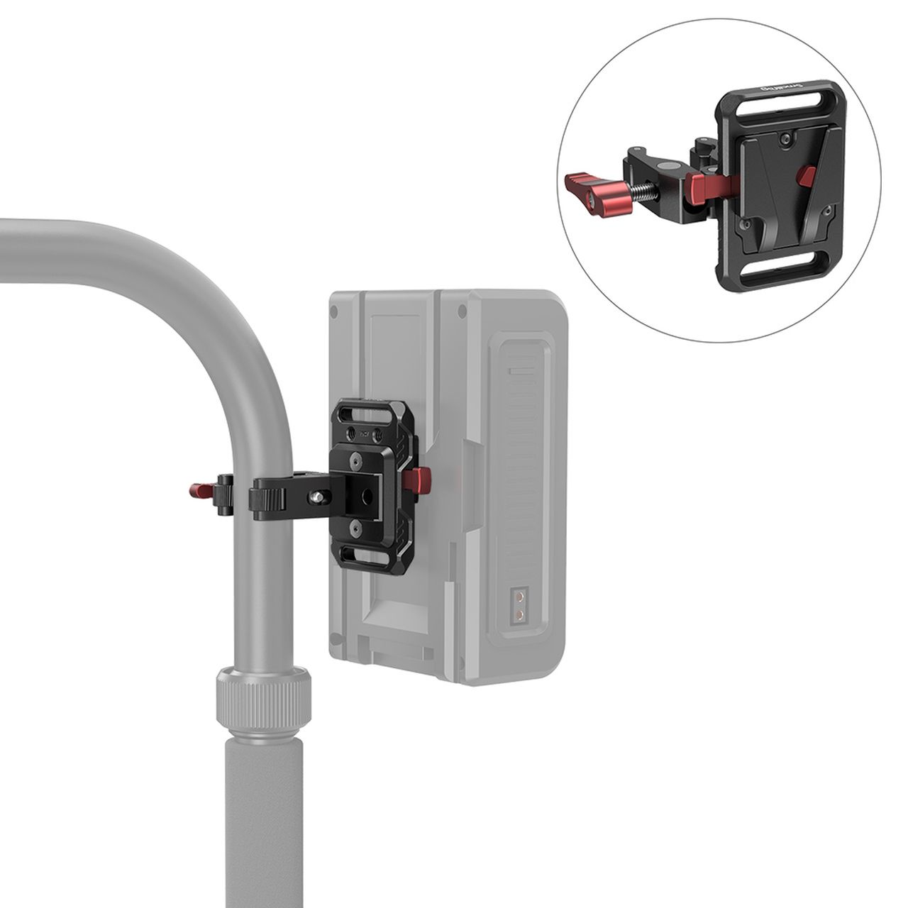 SmallRig Mini V Mount Battery Plate with Crab-Shaped Clamp 2989 - Ảnh 3