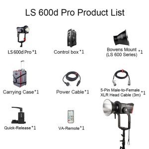Đèn Aputure LS 600d Pro Daylight LED Light (V-mount) - Chính Hãng - Ảnh 2