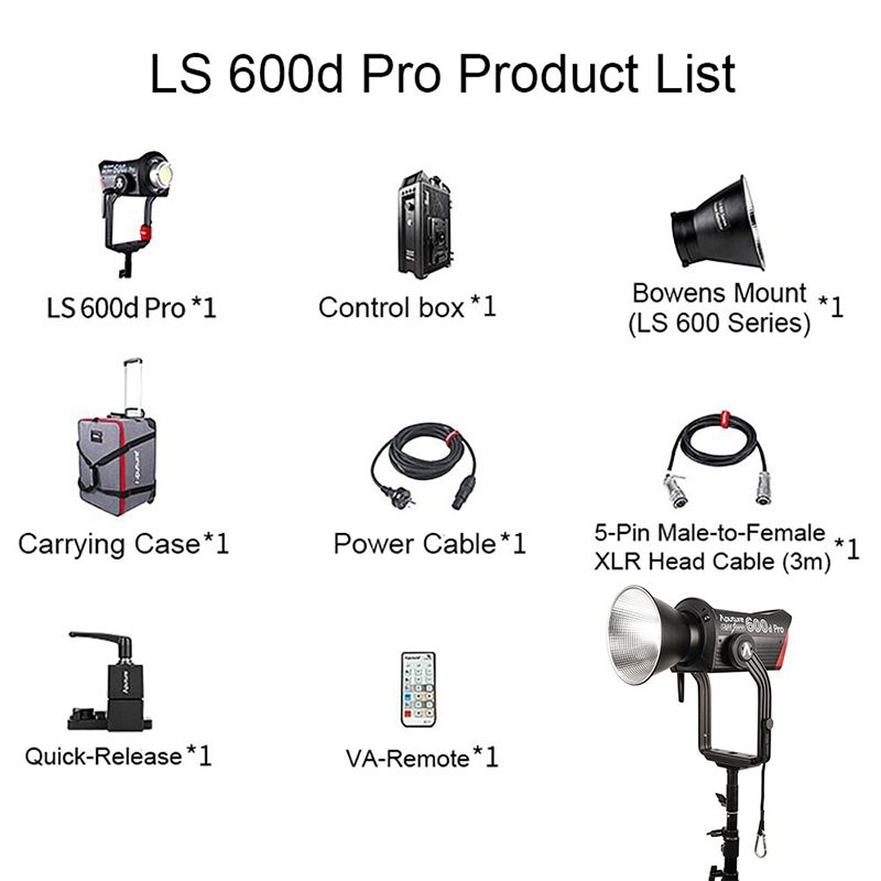 Đèn Aputure LS 600d Pro Daylight LED Light (V-mount) - Chính Hãng - Ảnh 2