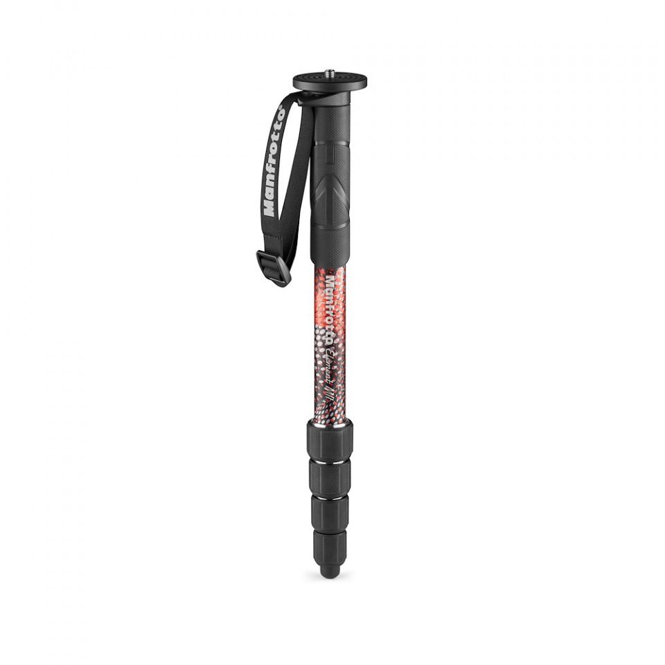 Manfrotto Element Monopod Mark II Đỏ | Chính Hãng