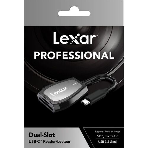 Đầu đọc thẻ nhớ Lexar Professional Dual-Slot USB Type-C | Chính Hãng - Ảnh 5
