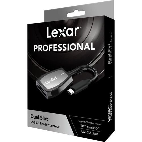 Đầu đọc thẻ nhớ Lexar Professional Dual-Slot USB Type-C | Chính Hãng - Ảnh 6