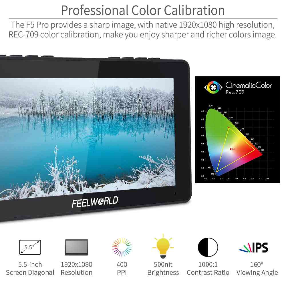 Feelworld F5 Pro V4 - Monitor màn hình 6'' - Ảnh 2