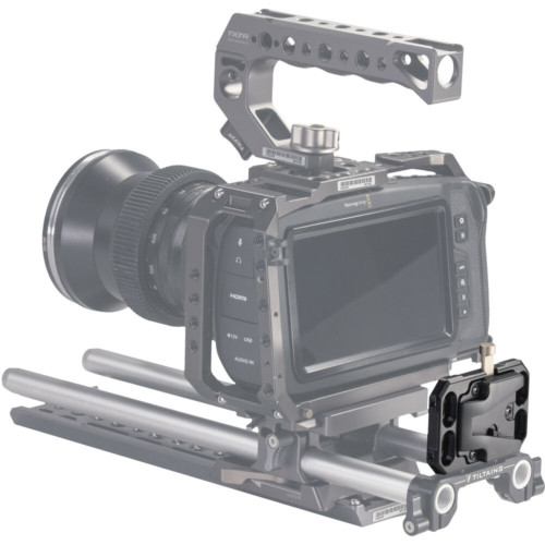 Tilta Pocket V-Mount Battery Plate with Rod Adapter - Ảnh 3