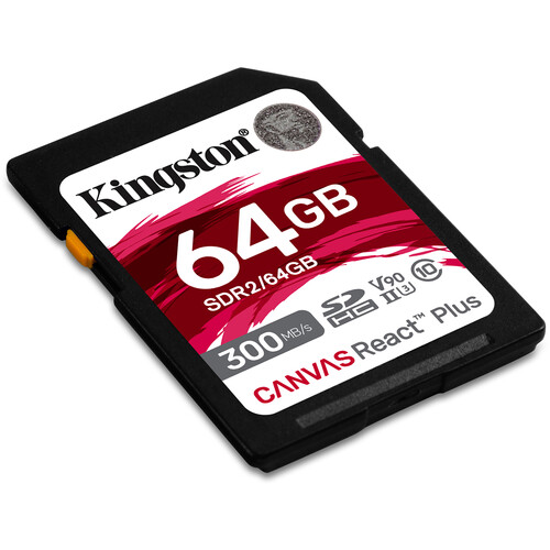 Thẻ nhớ SD Kingston Canvas React Plus 64GB UHS-II V90 300MB/s | Chính Hãng - Ảnh 2