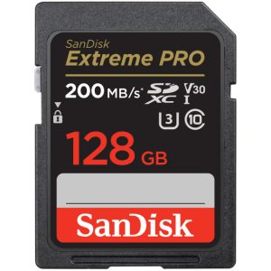 Thẻ nhớ SD SanDisk Extreme Pro U3 V30 128GB SDXC 200MB/s | Chính Hãng